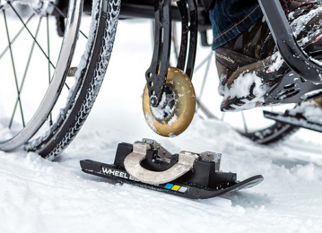 Narty WheelBlades do wózków inwalidzkich r. S