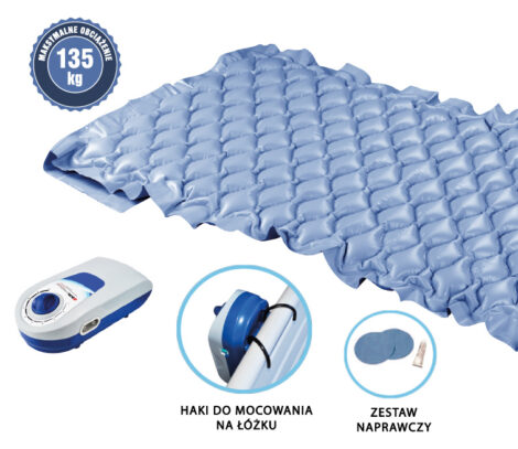 Materac przeciwodleżynowy zmiennociśnieniowy „Bąbelkowy” model AR920